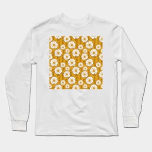 Harry Sunflower Shirt Flower Print Hippie Pop Art Floral Pattern Long Sleeve T-Shirt